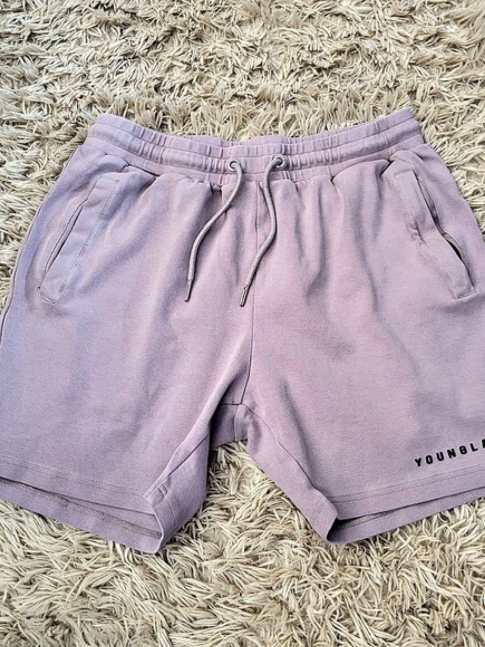 YoungLA Mens Shorts Purple XL Like New